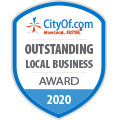 CityOf.com Outstanding Local Business Award - 2020
